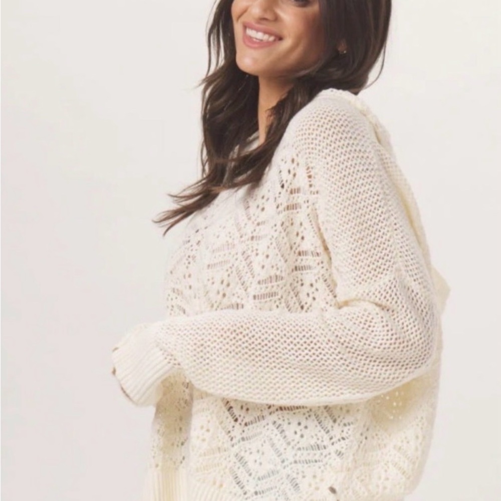 The Normal Brand Colleen Women's Cream Sweater - Picture 2 of 7